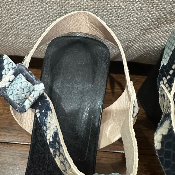 Hispanitas Stylish Snakeskin Patterned Women's Sandals size 38 - Picture 3 of 7
